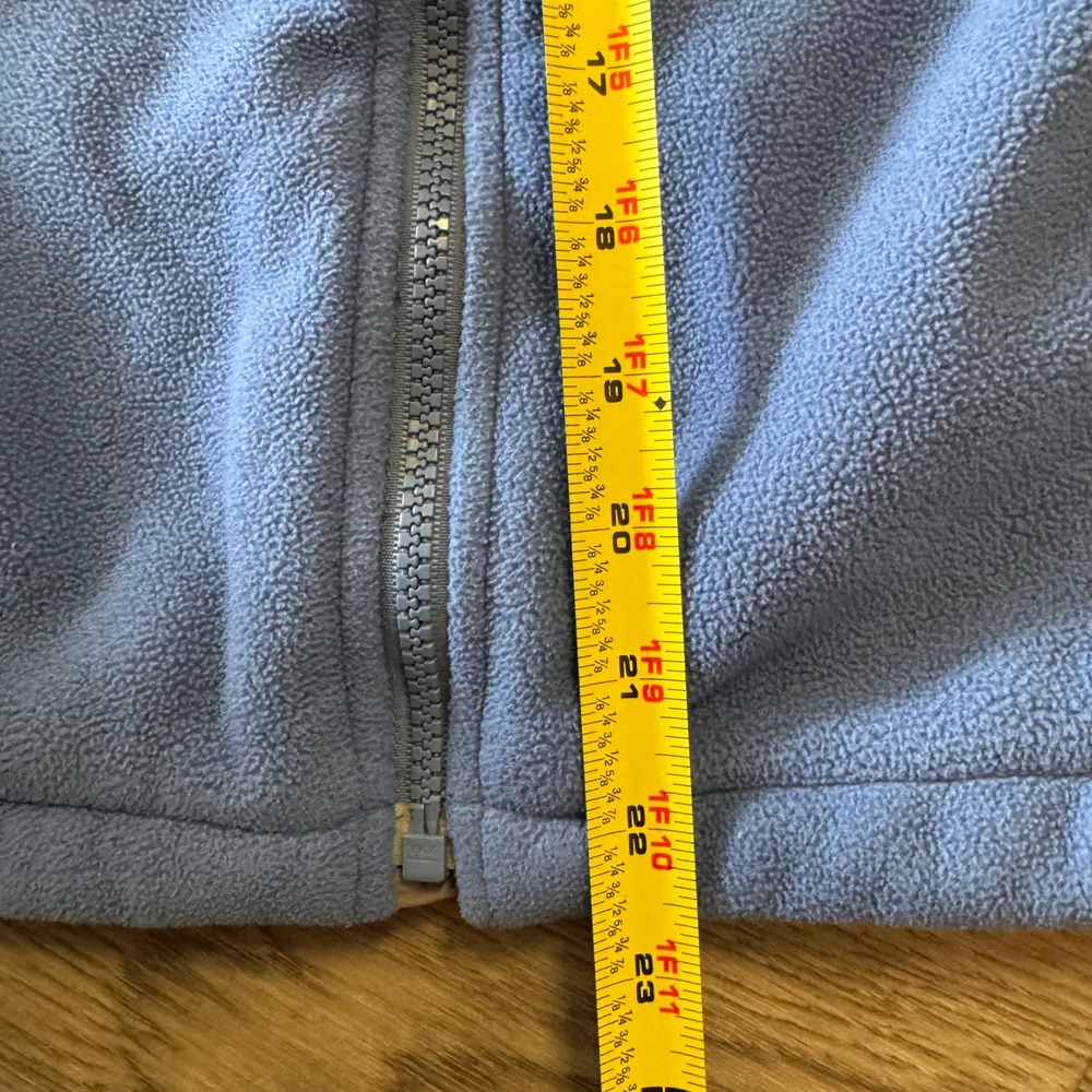 Vintage Y2K The North Face Fleece Jacket Blue Grey Full Zip Denali Style - Picture 6 of 8